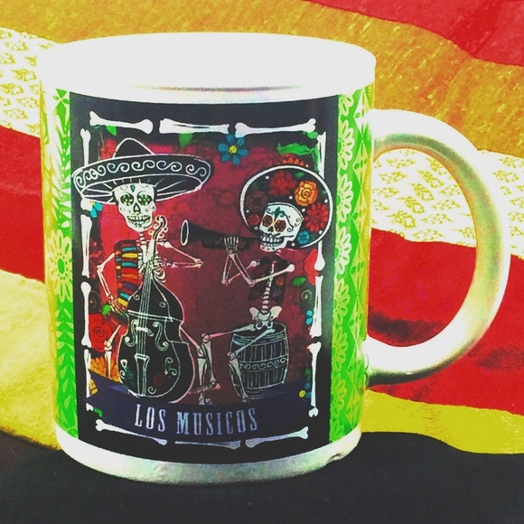 Other - Coffee Mug Los Musicos Day of the Dead Muerto 12oz